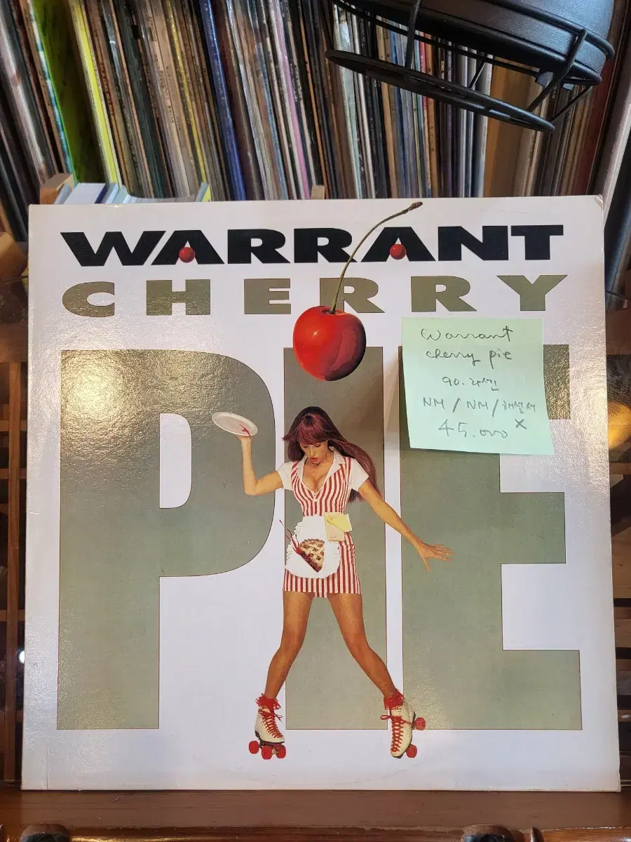 Warrant.cherry pie.90.라센.민트급lp